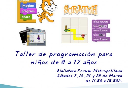 O Fórum Metropolitano organiza un taller infantil sobre programación informática